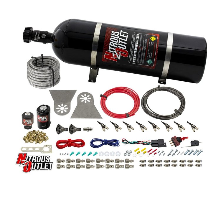 00-10481-H-15 8-Cyl Direct Port System, .122 Nitrous Solenoids