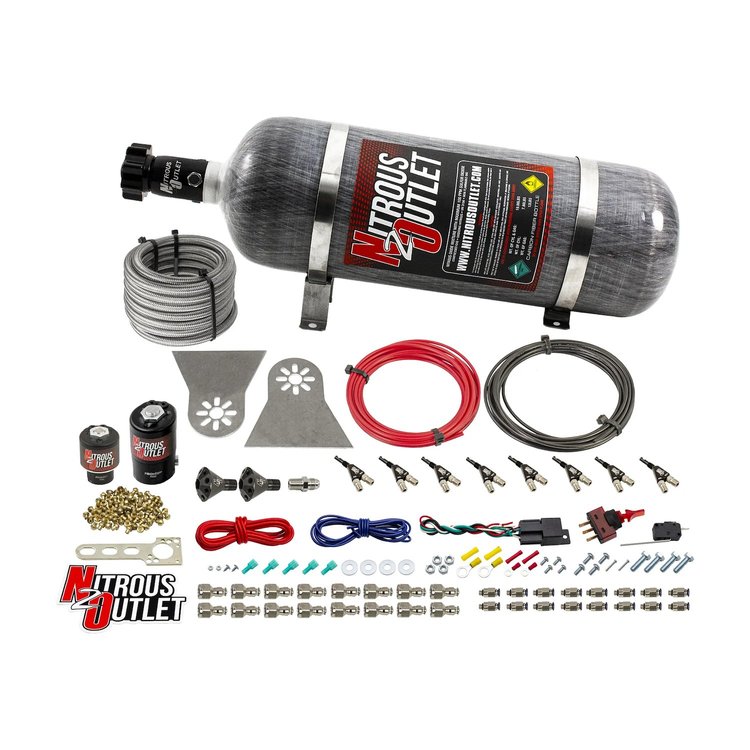 00-10481-L-12 8-Cyl Direct Port System, .112 Nitrous Solenoids