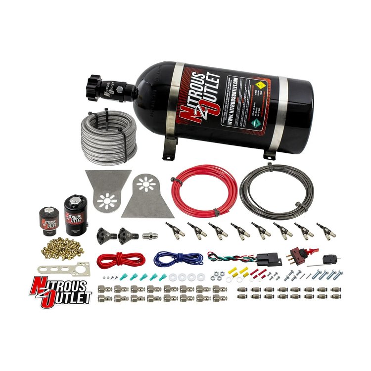 00-10482-L-10 8-Cyl Direct Port System, .112 Nitrous Solenoids