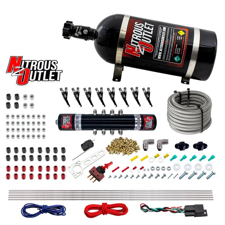 00-10499-10 8-Cyl 'Black Widow' Direct Port System, .122 Nitrous Solenoid