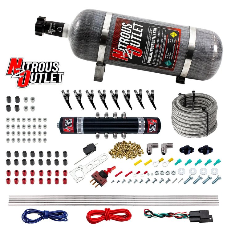 00-10499-12 8-Cyl 'Black Widow' Direct Port System, .122 Nitrous Solenoid