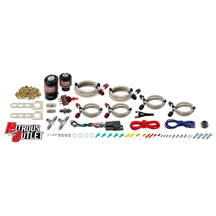 00-10901 Single To Dual-Stage Conversion Kit, Braided Hoses