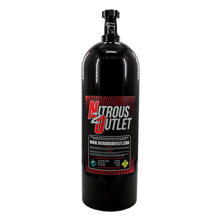 00-30180 20lb Nitrous Bottle, .508 ID Billet Valve