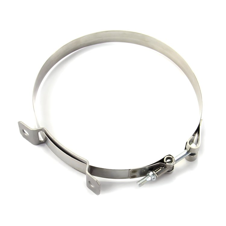 00-32000-S Stainless Steel Short Nitrous Bottle Bracket, 10lb/15lb
