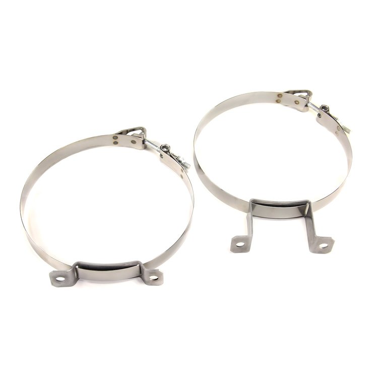 00-32000 Stainless Steel Nitrous Bottle Brackets, 10lb/15lb