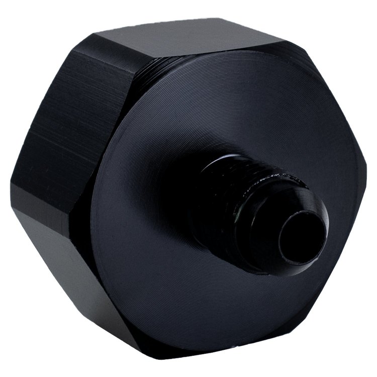 00-34021 4AN Bottle Valve Nut & Gasket, CGA 660/Black