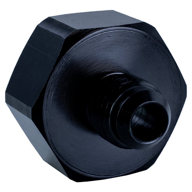 00-34022 6AN Bottle Valve Nut & Gasket, CGA 660/Black