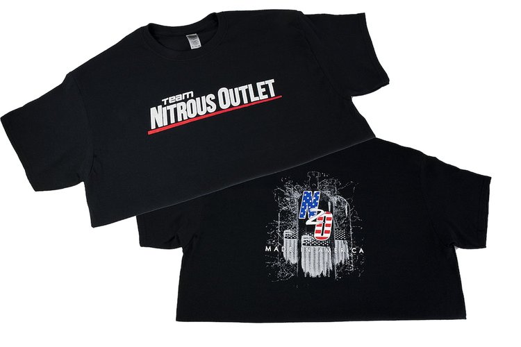 00-90007-M Made in America T-Shirt, Black/Medium