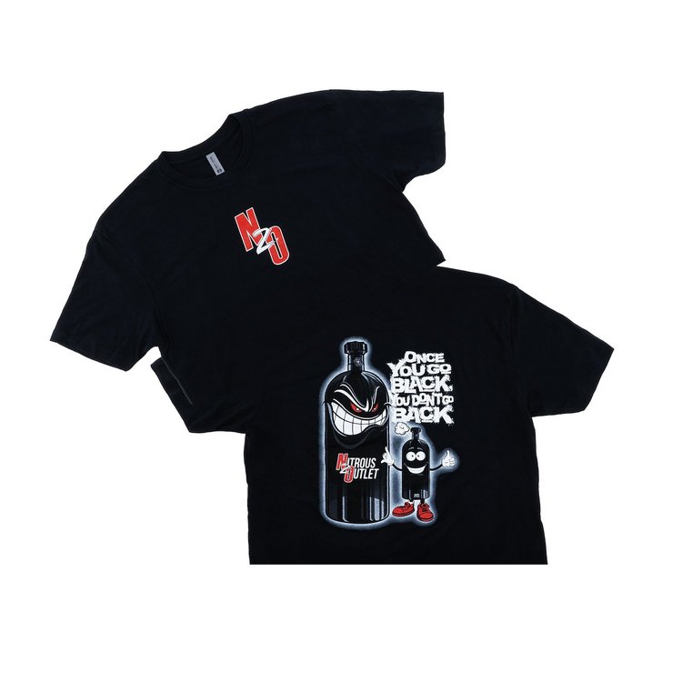 00-90010-M Once You Go Black You Don't Go Back T-Shirt, Medium/Black