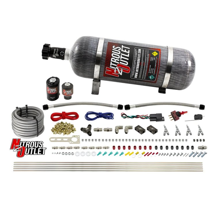 00-10363-SBT-12 4-Cyl Direct Port System, .122 Nitrous Solenoid
