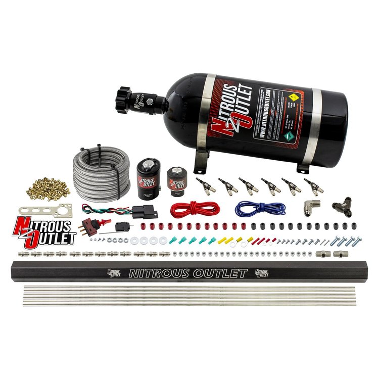 00-10398-E85-10 6-Cyl Direct Port System, .122 Nitrous Solenoid