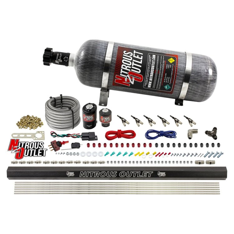 00-10398-E85-12 6-Cyl Direct Port System, .122 Nitrous Solenoid