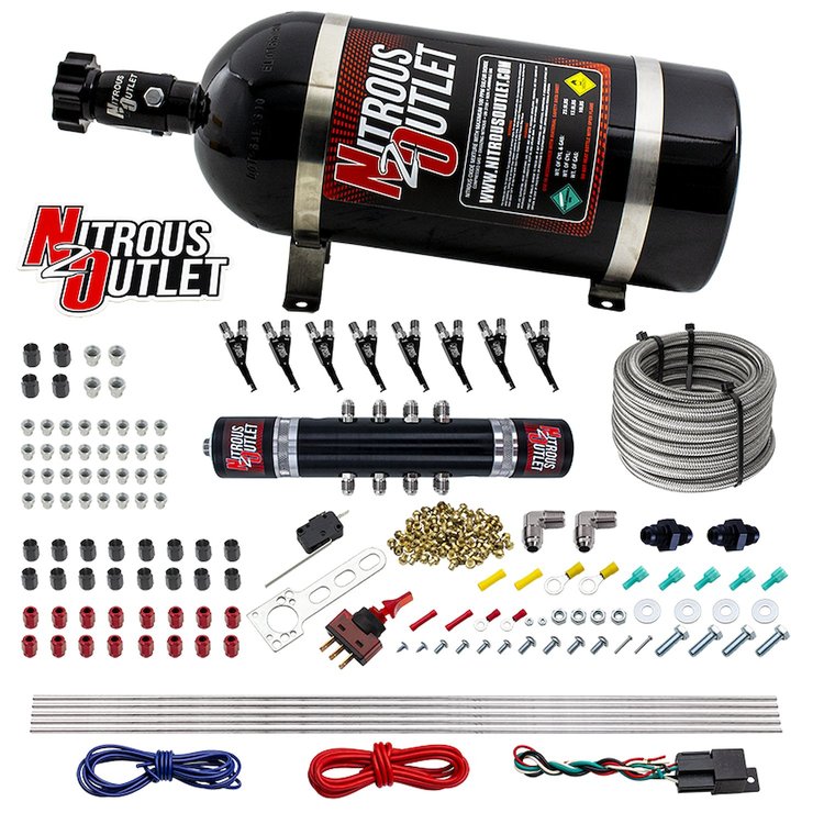 00-10502-E85-00 8-Cyl 'Black Widow' Direct Port System, .122 Nitrous Solenoid