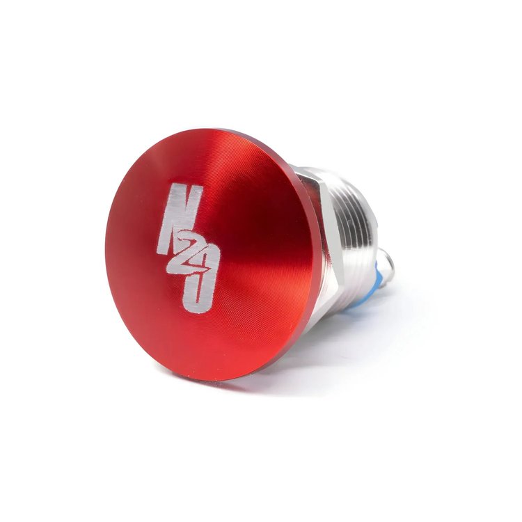 00-51032-PBN2O Logo Momentary Mushroom Cap Push-Button, 23 mm Red Cap/Screw terminals