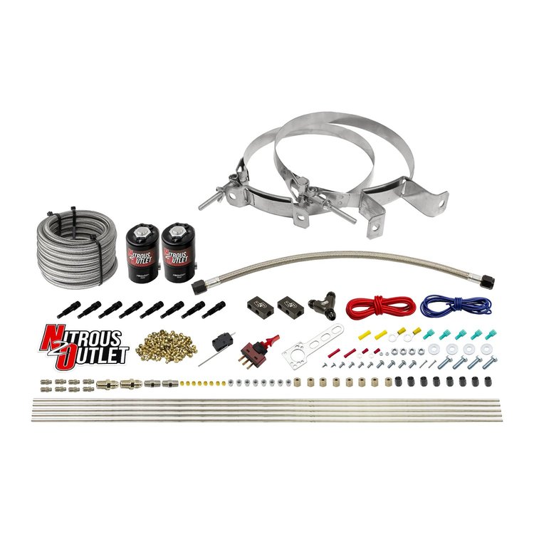 00-10432-L-SBT-00 Dry 8-Cyl Direct Port System, Two .112 Nitrous Solenoids