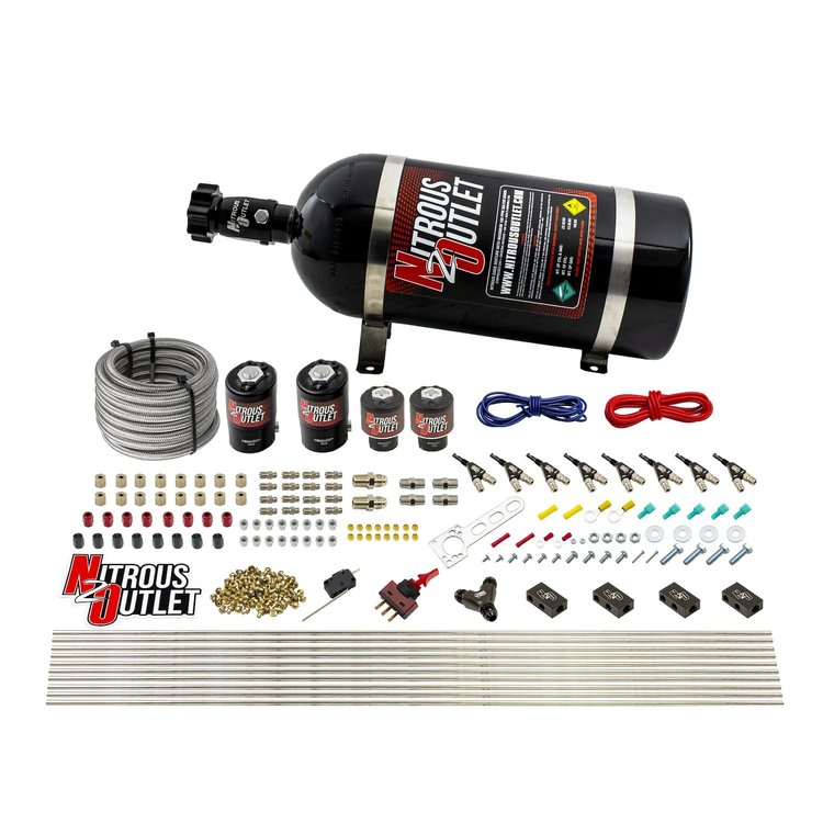 00-10433-ALC-H-10 8-Cyl Direct Port System, Two .122 Nitrous Solenoids
