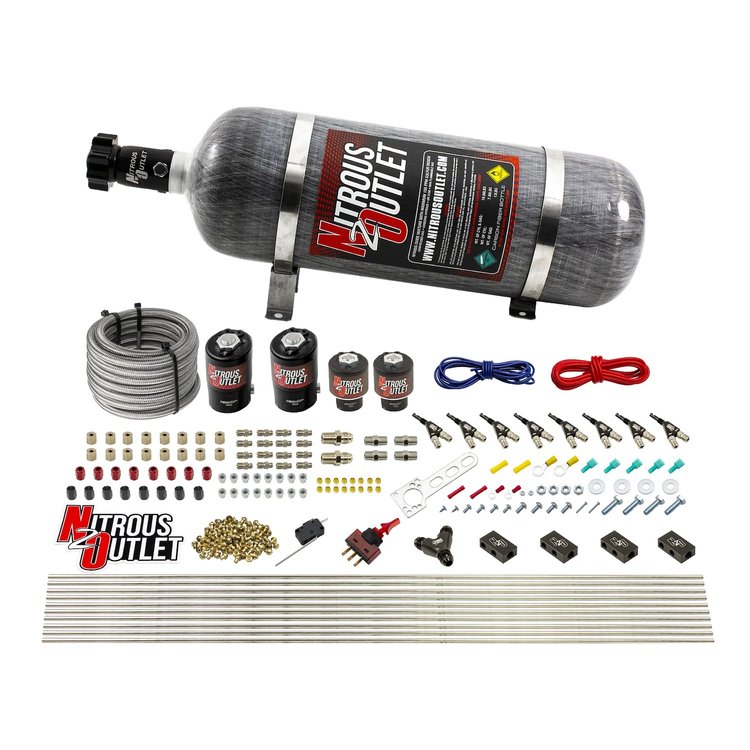 00-10433-ALC-H-12 8-Cyl Direct Port System, Two .122 Nitrous Solenoids