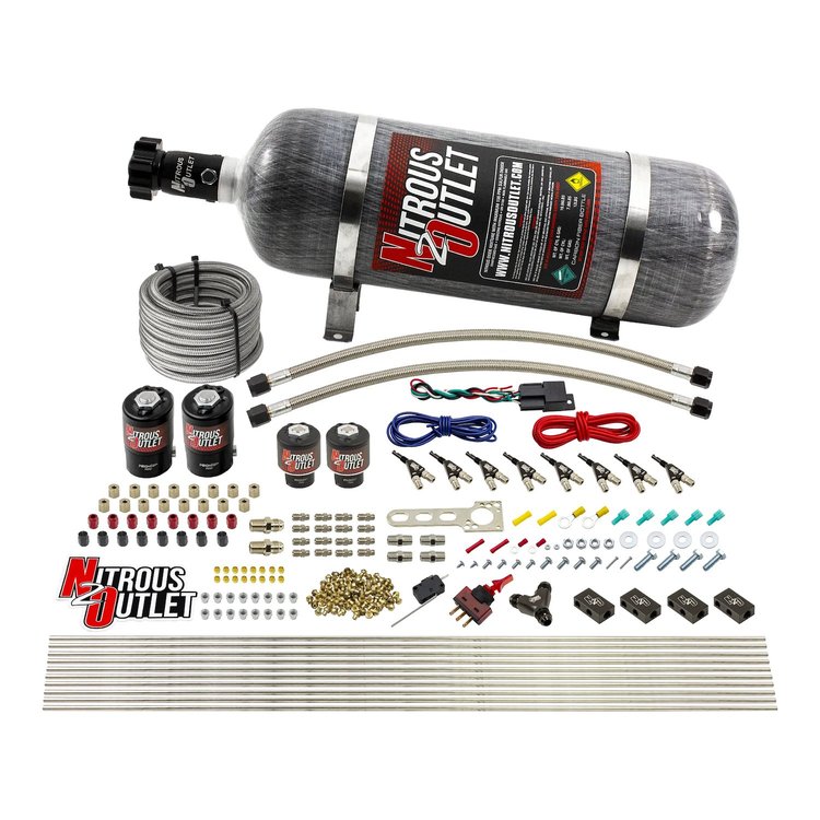 00-10433-ALC-L-12 8-Cyl Direct Port System, Two .112 Nitrous Solenoids