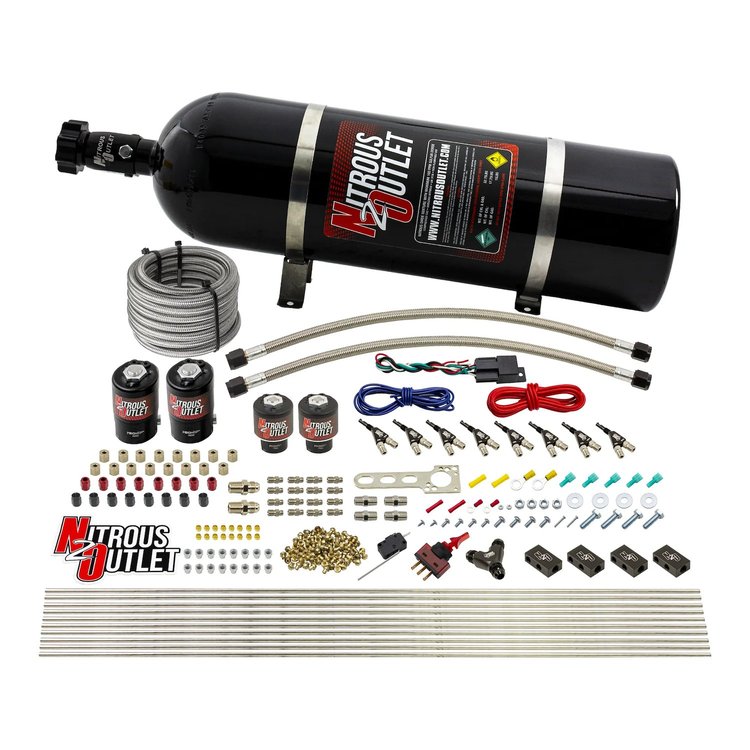 00-10433-ALC-L-15 8-Cyl Direct Port System, Two .112 Nitrous Solenoids