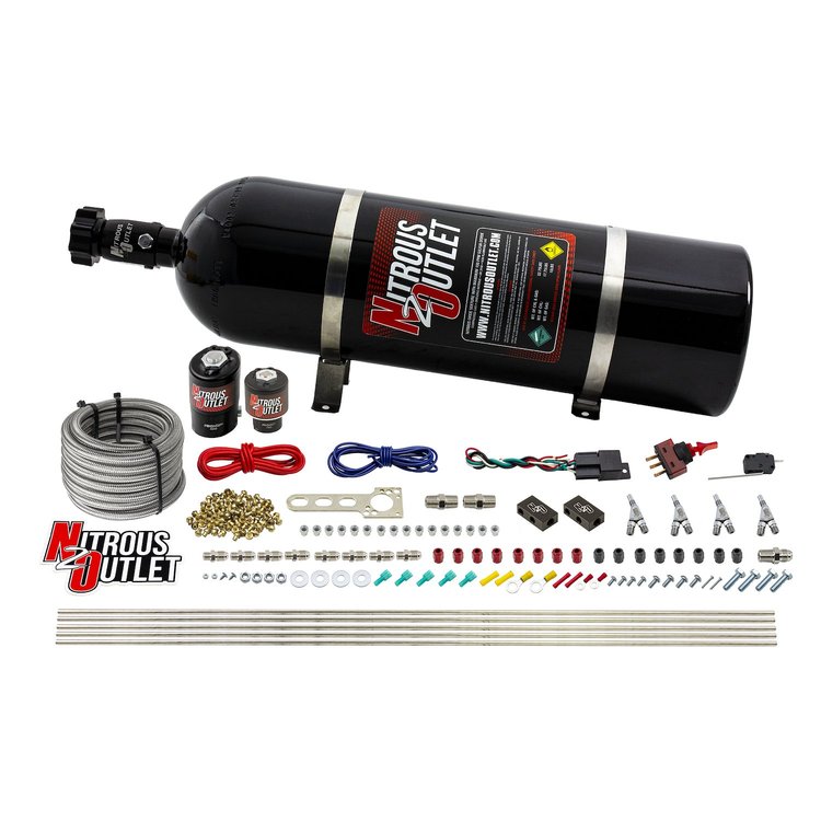 00-10362-E85-SBT-15 4-Cyl Direct Port System, .122 Nitrous Solenoid
