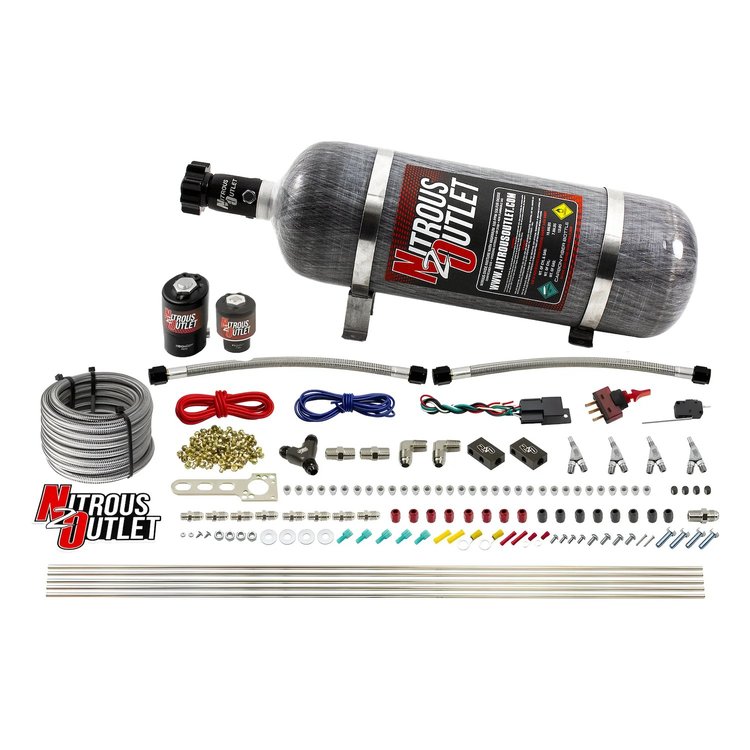 00-10363-E85-SBT-12 4-Cyl Direct Port System, .122 Nitrous Solenoid