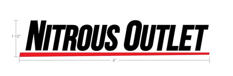 00-57002-Small-B Underline Sticker Small, 8 in.x1.5 in., Black