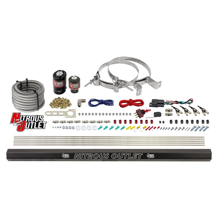 00-10362-E85-R-00 4-Cyl Direct Port System, .122 Nitrous Solenoids