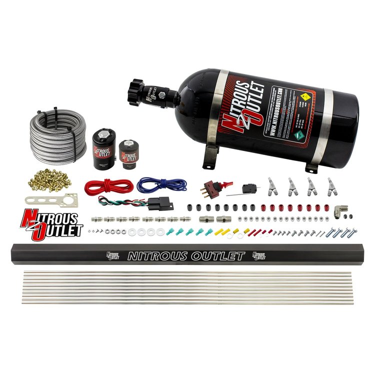 00-10363-E85-R-SBT-10 4-Cyl Direct Port System, .122 Nitrous Solenoids
