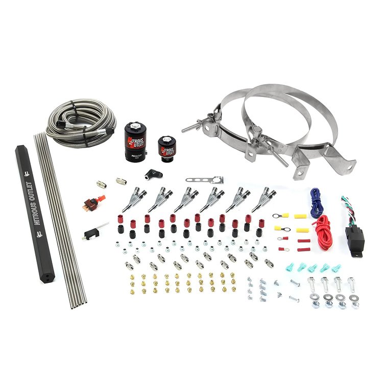 00-10398-E85-R-SBT-00 6-Cyl Direct Port System, .122 Nitrous Solenoids