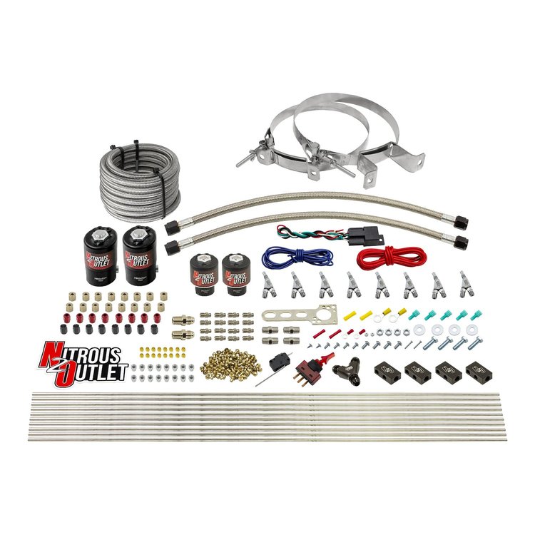 00-10433-E85-H-SBT-00 8-Cyl Direct Port System, Two .122 Nitrous Solenoids
