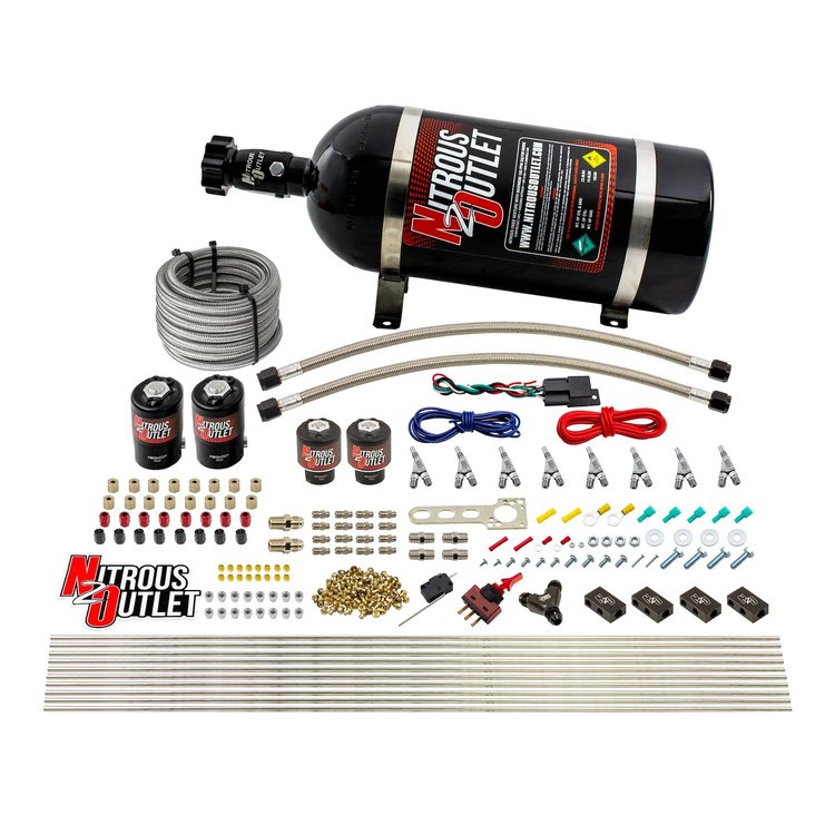 00-10433-E85-L-SBT-10 8-Cyl Direct Port System, Two .112 Nitrous Solenoids