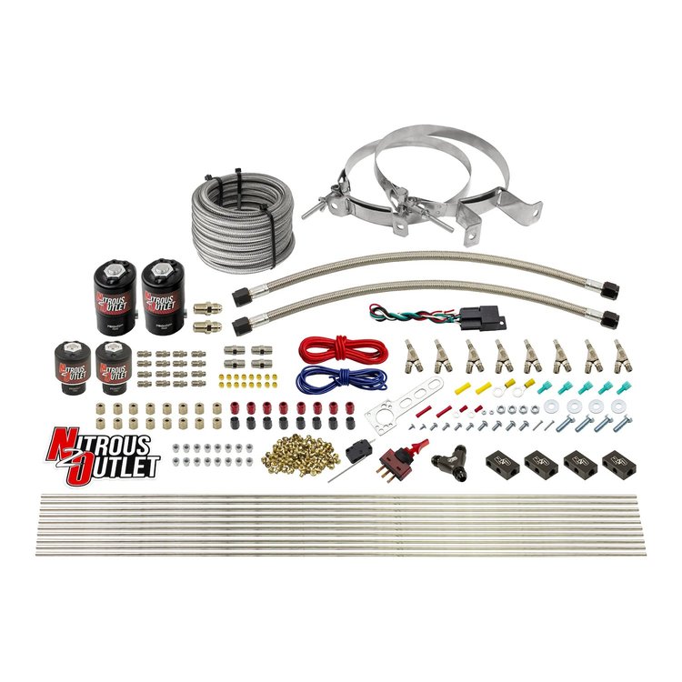 00-10434-E85-L-SBT-00 8-Cyl Direct Port System, Two .112 Nitrous Solenoids