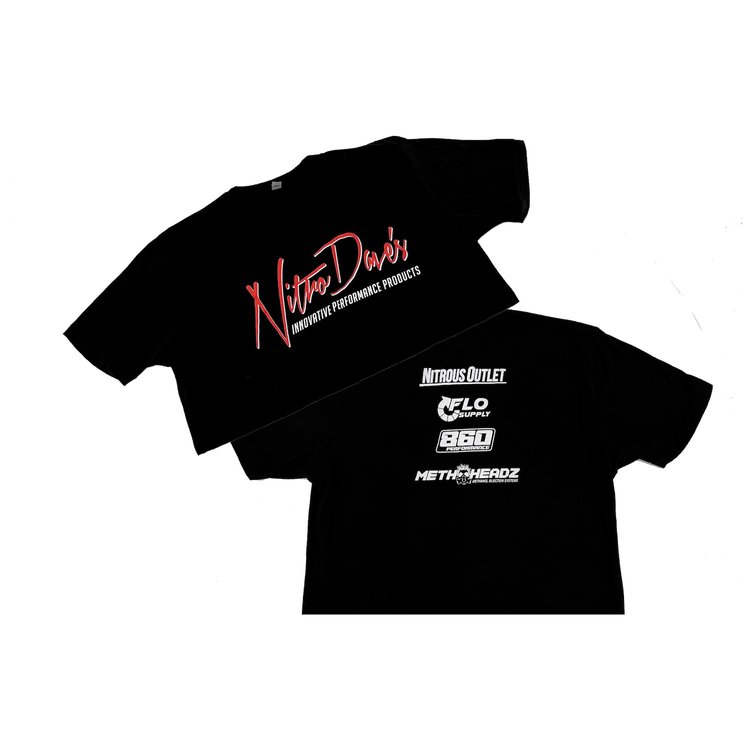 62-70100-L Nitro Dave's Promo T-Shirt, BLK/Large
