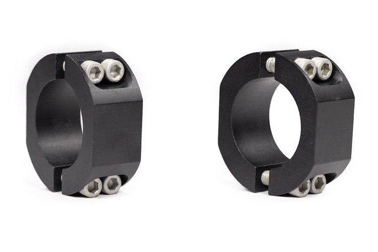 43031001 Yeti XD Low Profile Track Bar Clamps Fits Select Jeep Wrangler JK/JL, Gladiator JT