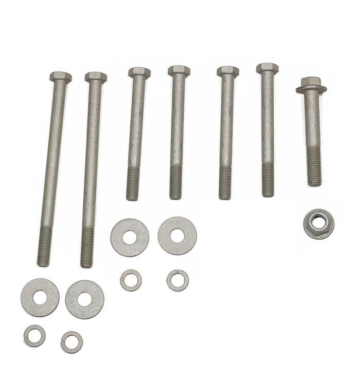 79026001 Frame Side Track Bar Reinforcement Bracket Hardware Kit Fits Select Jeep Wrangler JL, Gladiator JT
