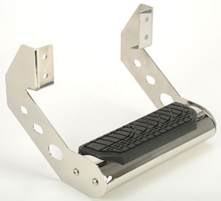 Universal 4" Oval Drop Step Stainless Steel Step