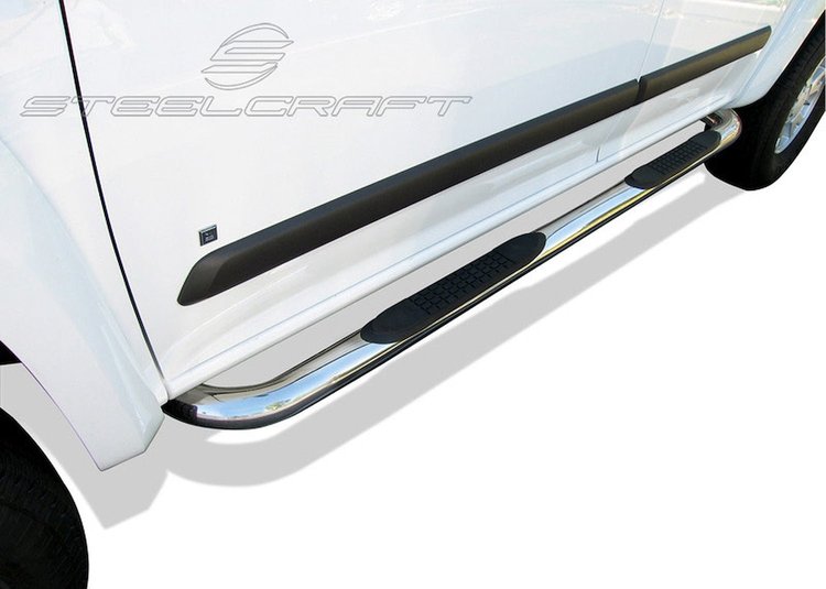 Black Powdercoated Nerf Bars 2004-2012 Canyon & Colorado Extended Cab