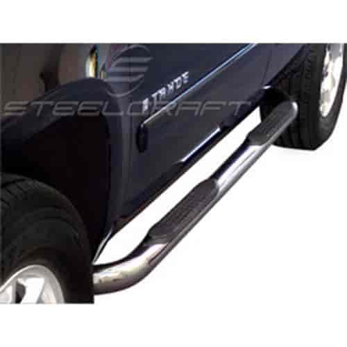 Black Powdercoated Nerf Bars 2002-2013 Avalanche 1500 and 2000-2014 Suburban & Yukon XL 1500