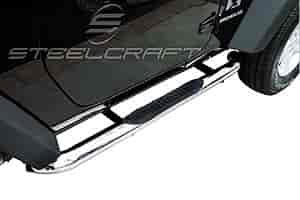 Polished Stainless Nerf Bars 2007-2016 Wrangler JK 2-Door
