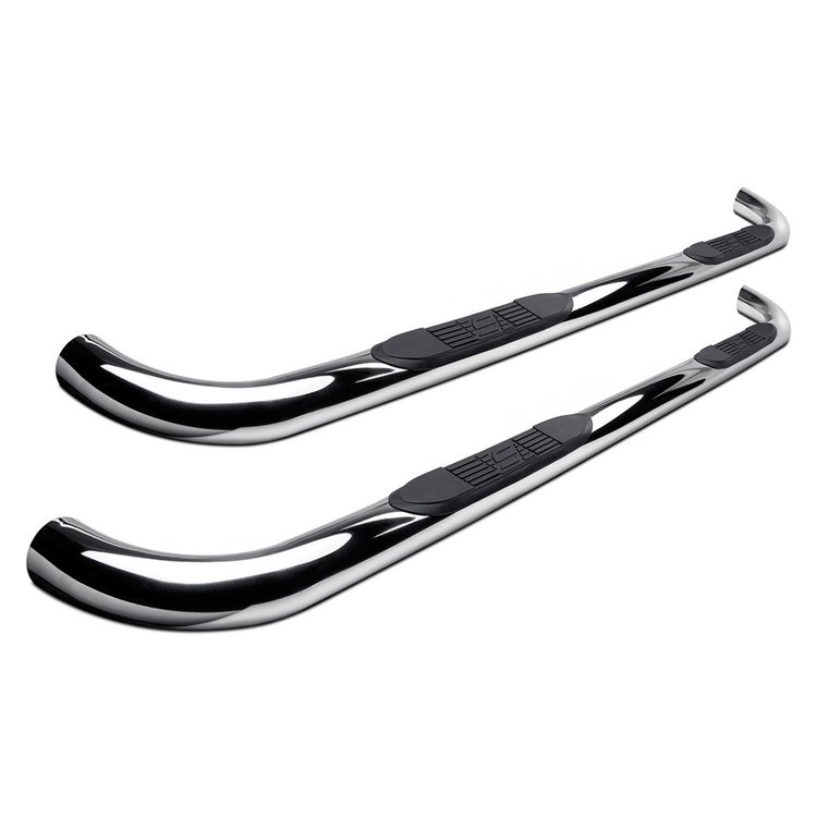 3 In. Round Wheel to Wheel Side Bars for 2018-2019 Jeep Wrangler JL Unlimited 4-Door