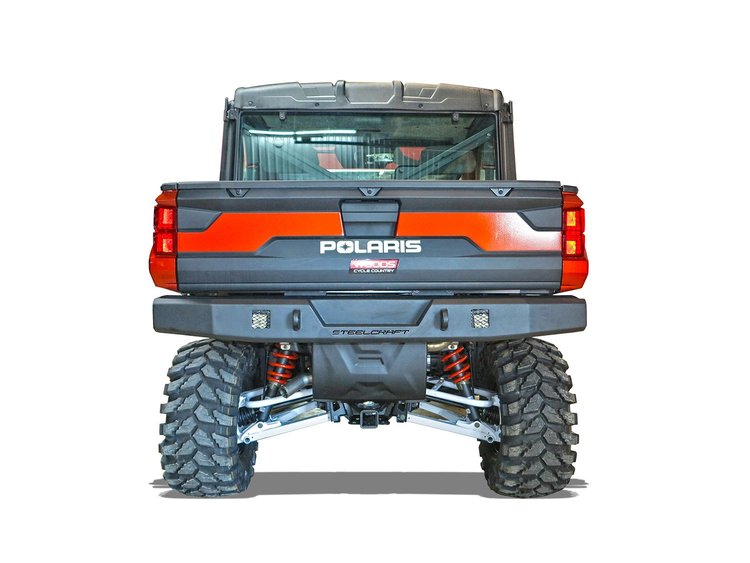 65-3000 UTV Rear Bumper Replacement Fits Select Polaris Ranger 1000/XP1000 [Textured Black]