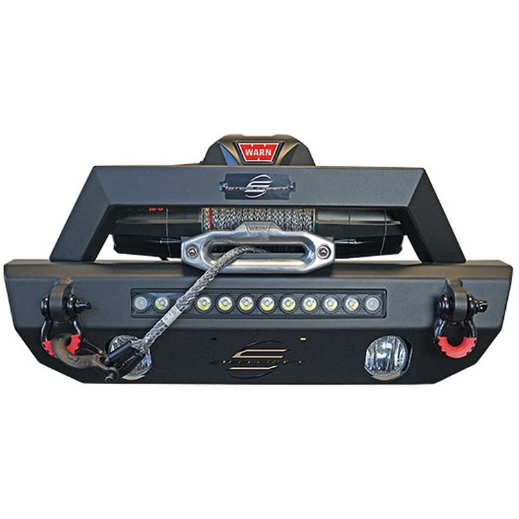 Stubby Front Bumper for 2007-2018 Jeep Wrangler JK and 2018-2019 Jeep Wrangler JL