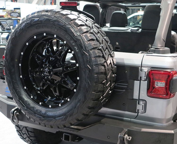 Tire Relocation Kit for 2018-2019 Jeep Wrangler JL