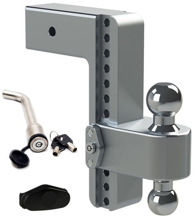 Turnover Ball 10" Drop Hitch with 3" Shank Keyed Alike