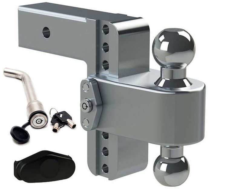 Turnover Ball 6" Drop Hitch with 2.5" Shank Keyed Alike