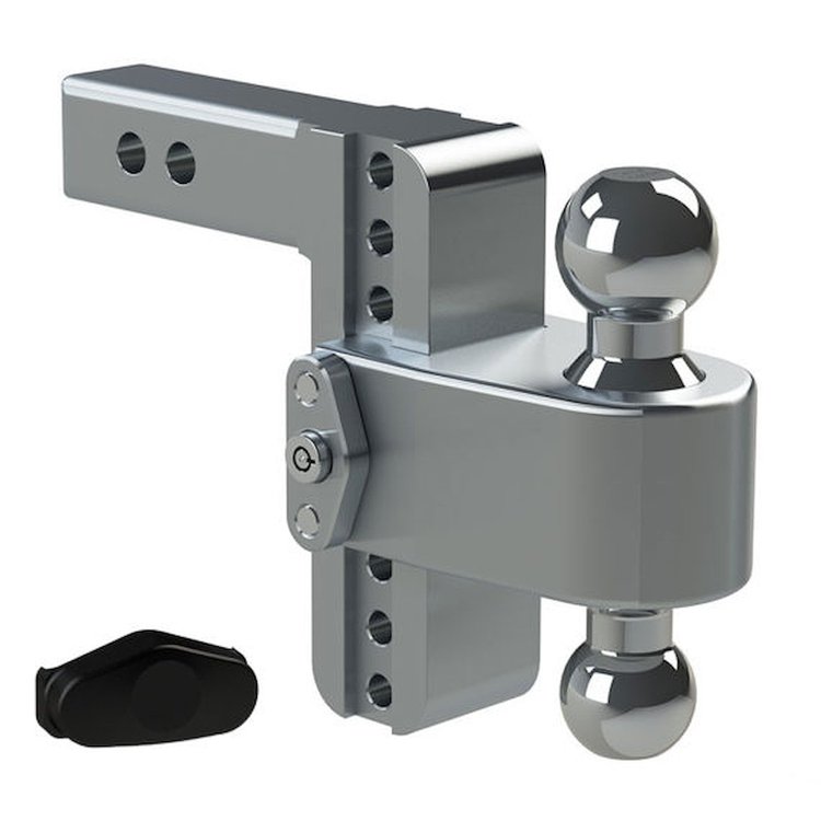 Turnover Ball 6" Drop Hitch with 2" Shank