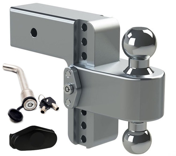Turnover Ball 6" Drop Hitch with 3" Shank Keyed Alike