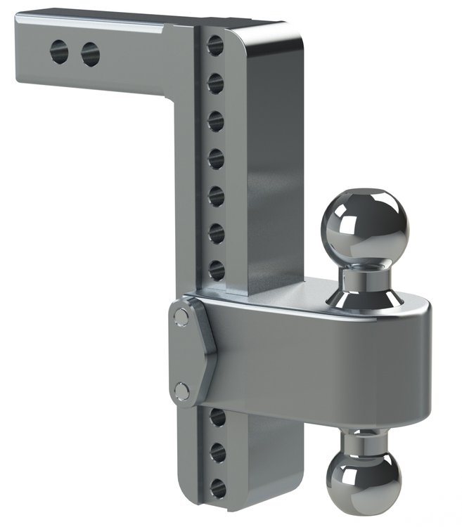 Turnover Ball 10" Drop Hitch with 2" Shank