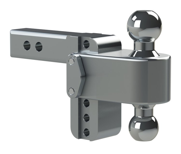 Turnover Ball 4" Drop Hitch with 2" Shank