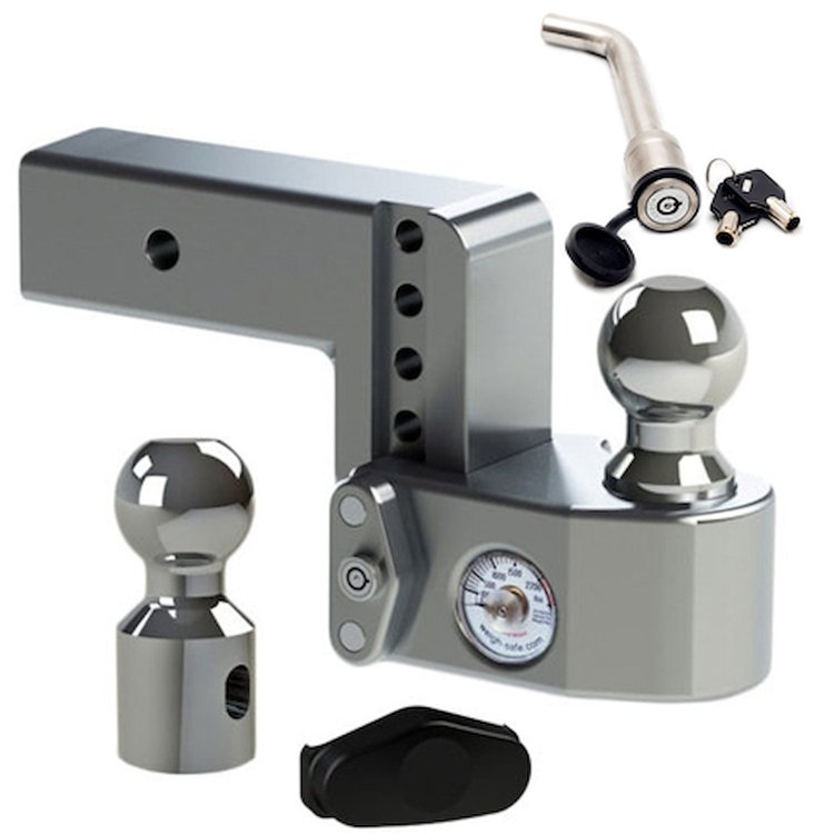 4" Drop Hitch with 2.5" Shank Keyed Alike